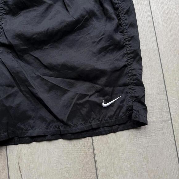 Vintage Nike Mesh-Lined Nylon Shorts Solo Swoosh Logo 90s Y2K 6” Mens Size L VTG - Picture 6 of 10